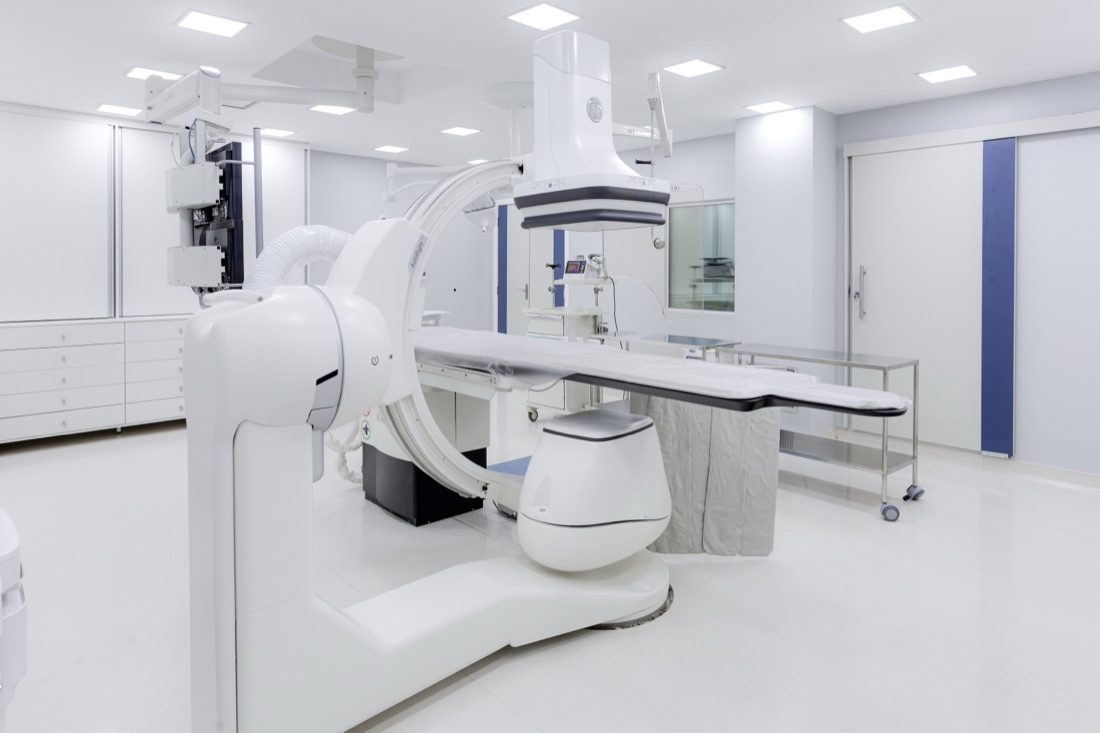 Sala de hemodinâmica do Angiofisio Cardiocenter